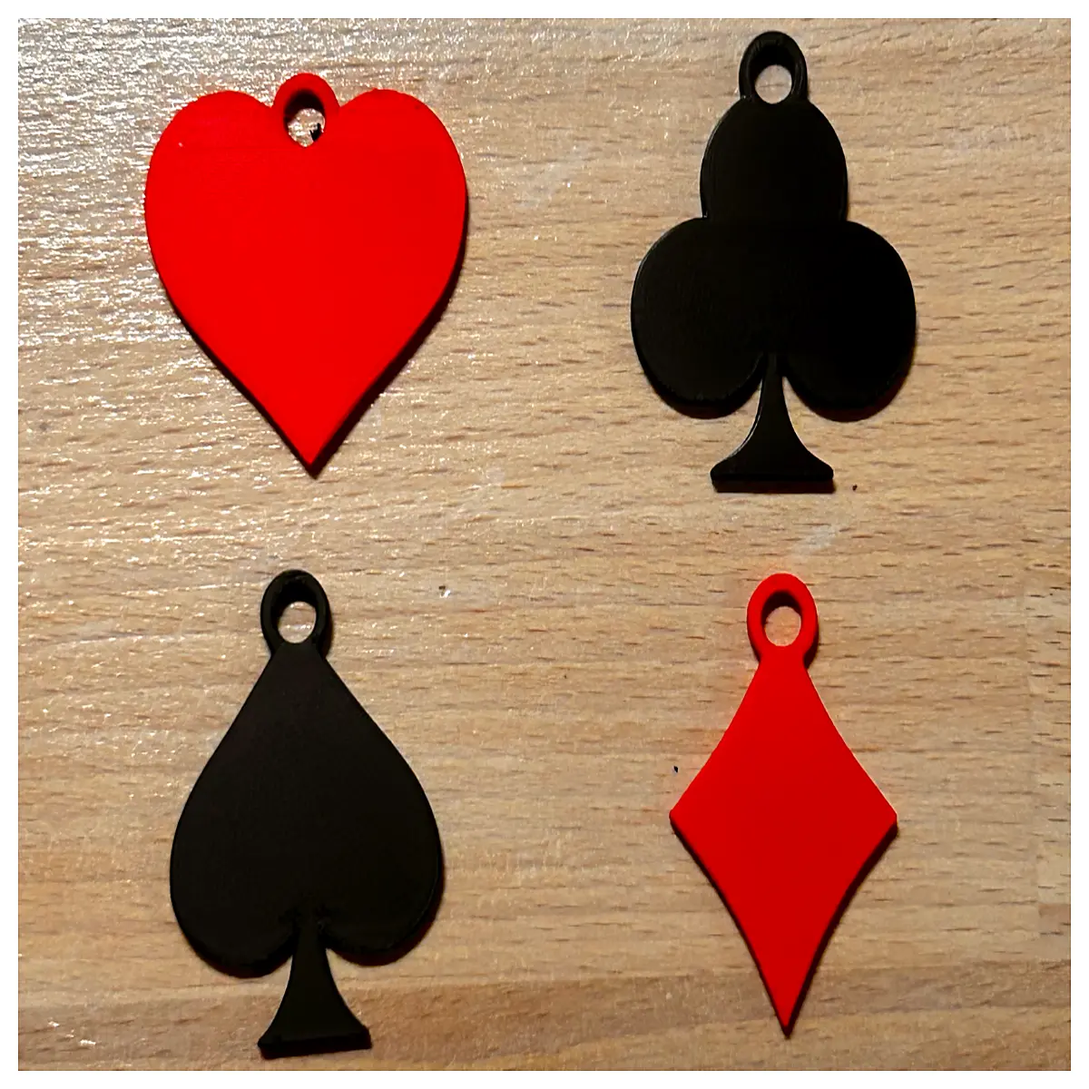 Poker Card Necklace Women s Game Accessory Playing Card Jewelry Spade Club Fashion Chain Gamers