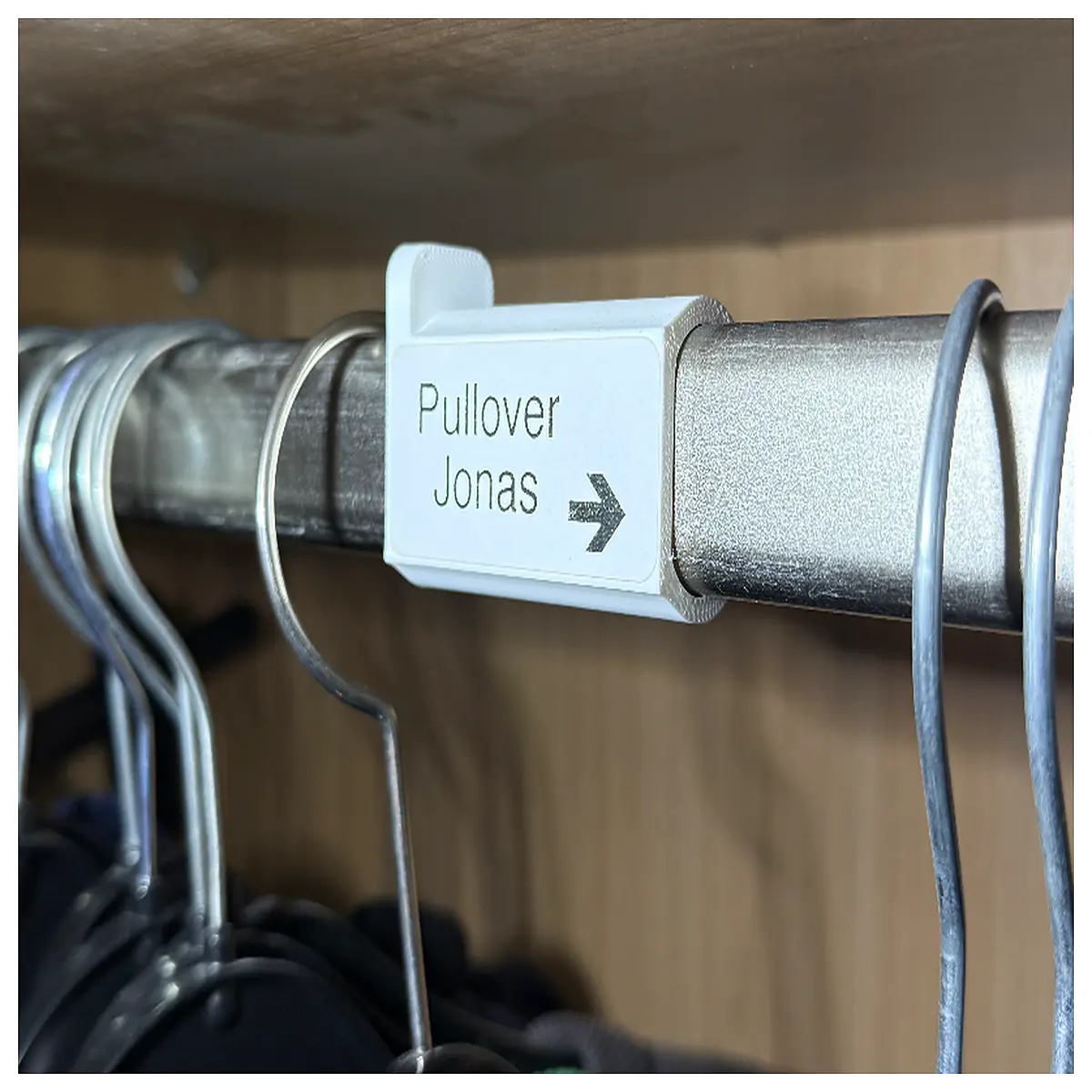 wardrobe divider bar organizer shelf separator for hanging clothes closet space maximizer