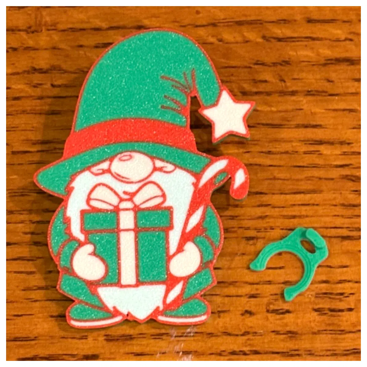 Dwarf Christmas Ornament Holding Gift Festive Decoration Christmas Ornament Xmas Gift Hanging Decor