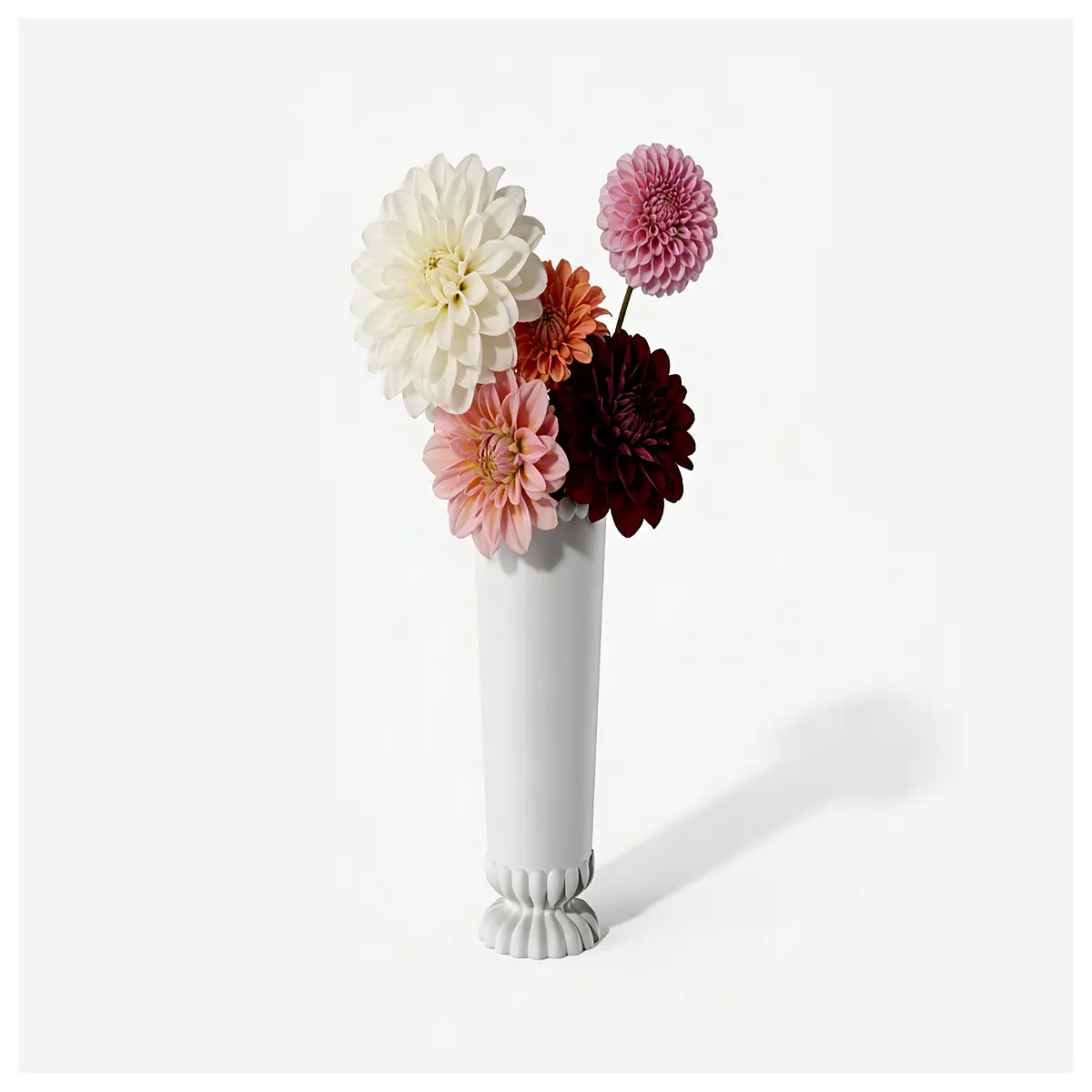 modern ceramic vase for living room centerpiece minimalist pot for dried pampas grass arrangement elegant table decor