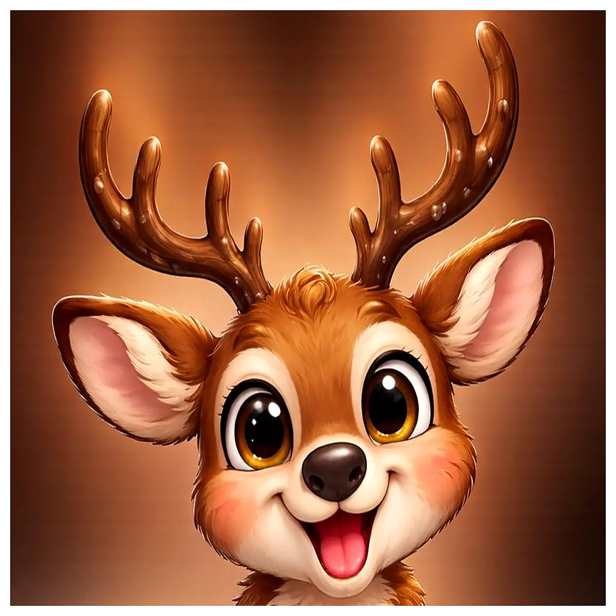 cute deer plush toy soft stuffed animal for kids bedroom decor baby shower gift