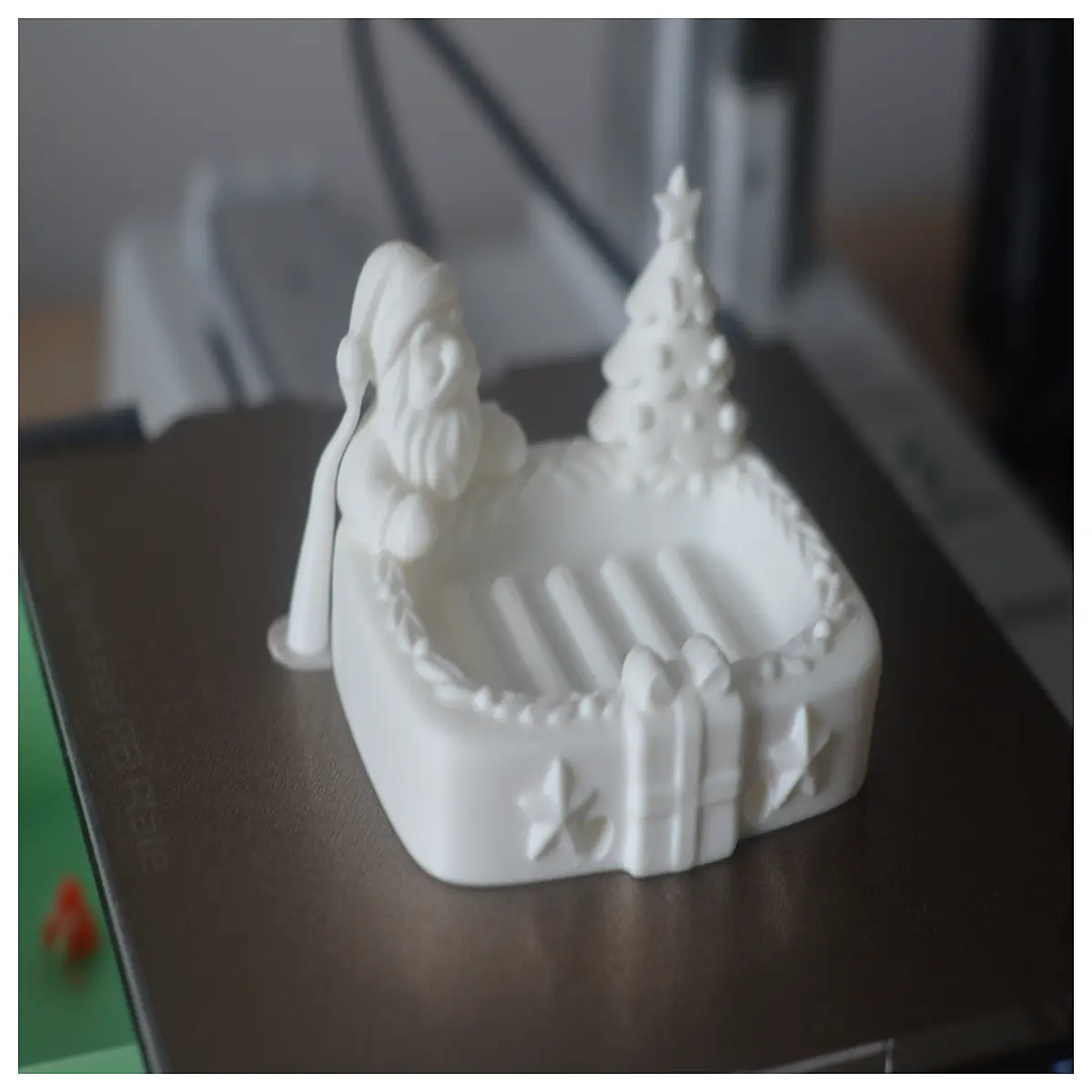 christmas santa claus soap dish holder bathroom vanity decor holiday gift