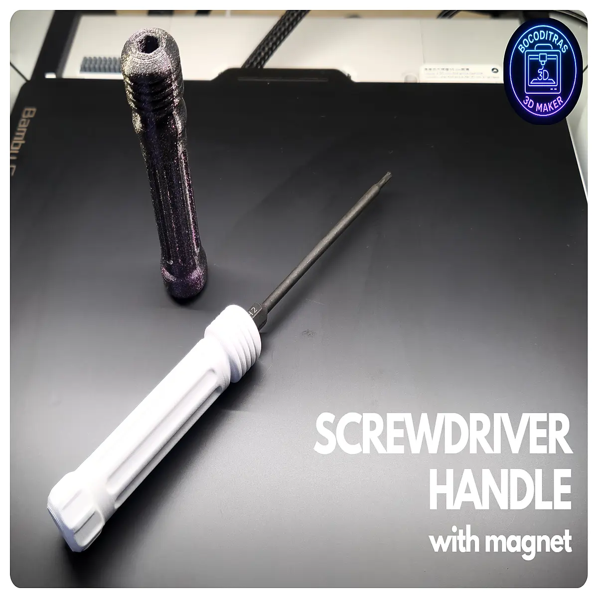 ergonomic screwdriver handle grip replacement anti slip rubber tool repair parts
