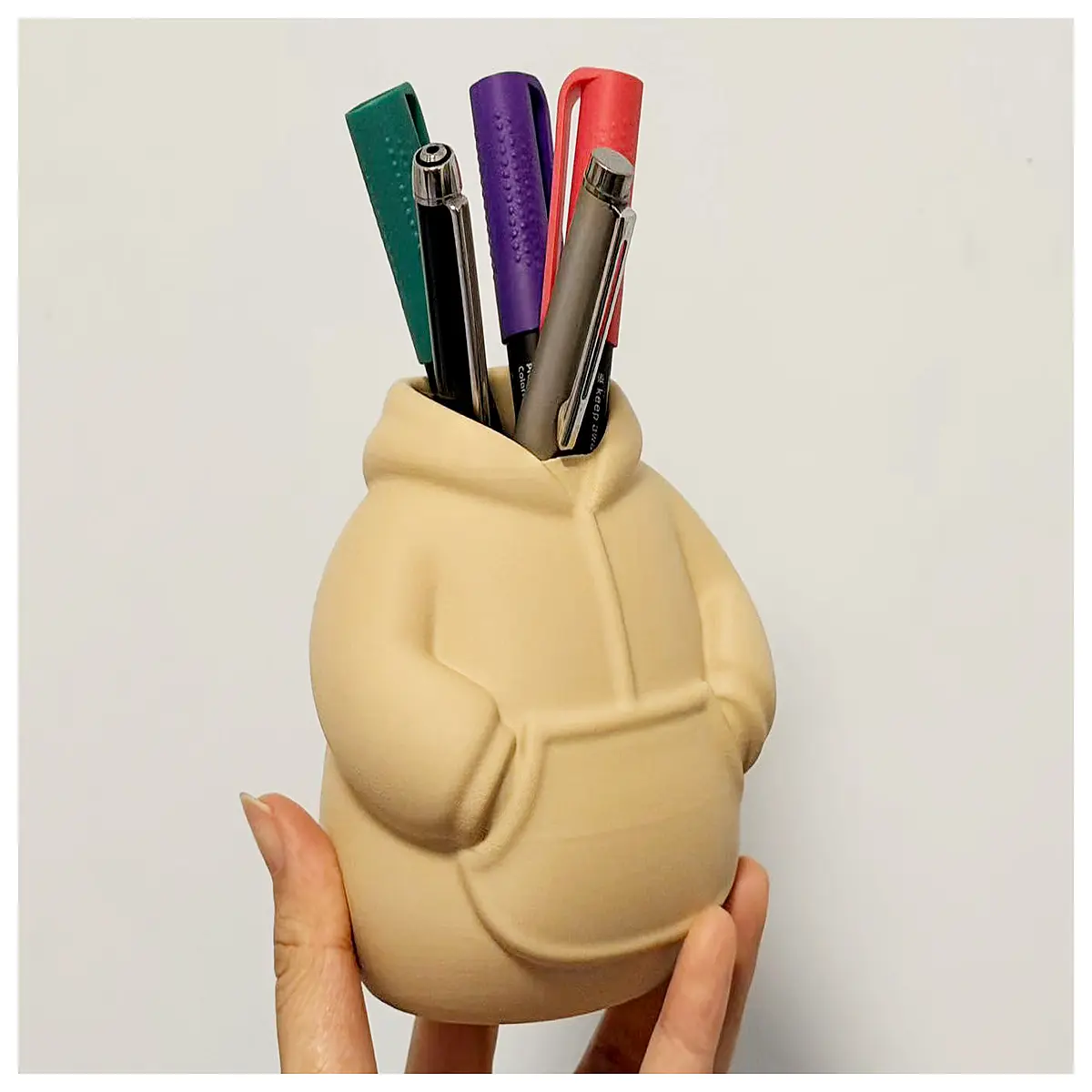 cute hoodie shaped pencil cup desk organizer storage for school supplies stationery