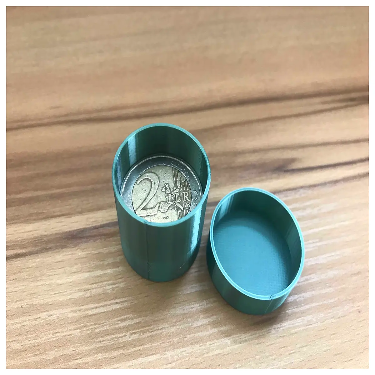 2 Euro Coin Storage Box 10 Coin Holder Coin Collection Box Currency Organizer Protective Case Euro Coin Storage