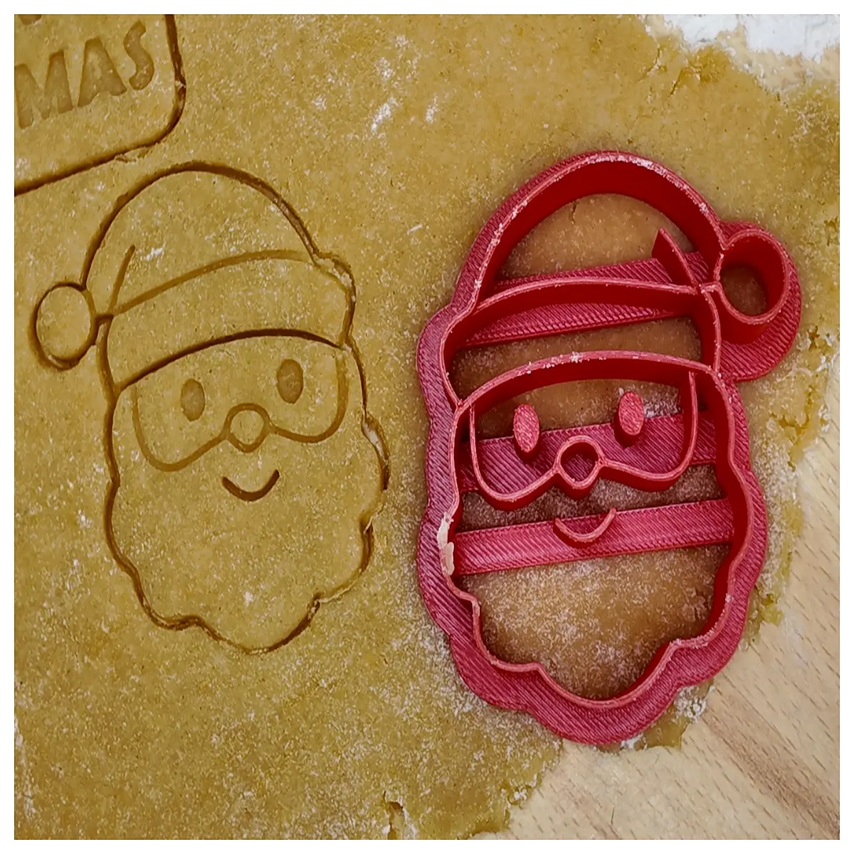 Santa Cookie Molds Create festive Christmas cookies make adorable Santa shapes baking supplies holiday decorations
