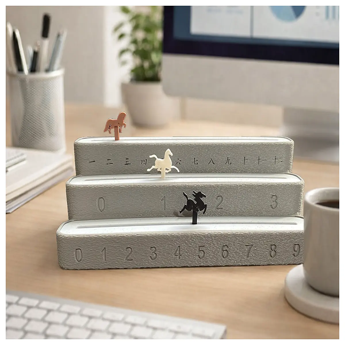 2023 Year of the Rabbit Desktop Calendar Wall Calendar Calendar Book Decoration Gift Traditional Culture Red Blessing