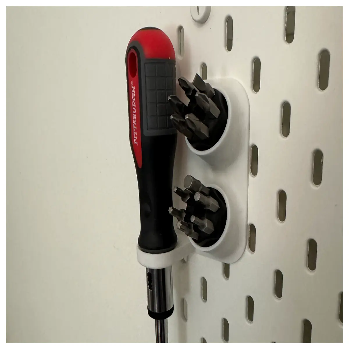 magnetic screwdriver holder wall mount organizer rack for tools workshop garage storage