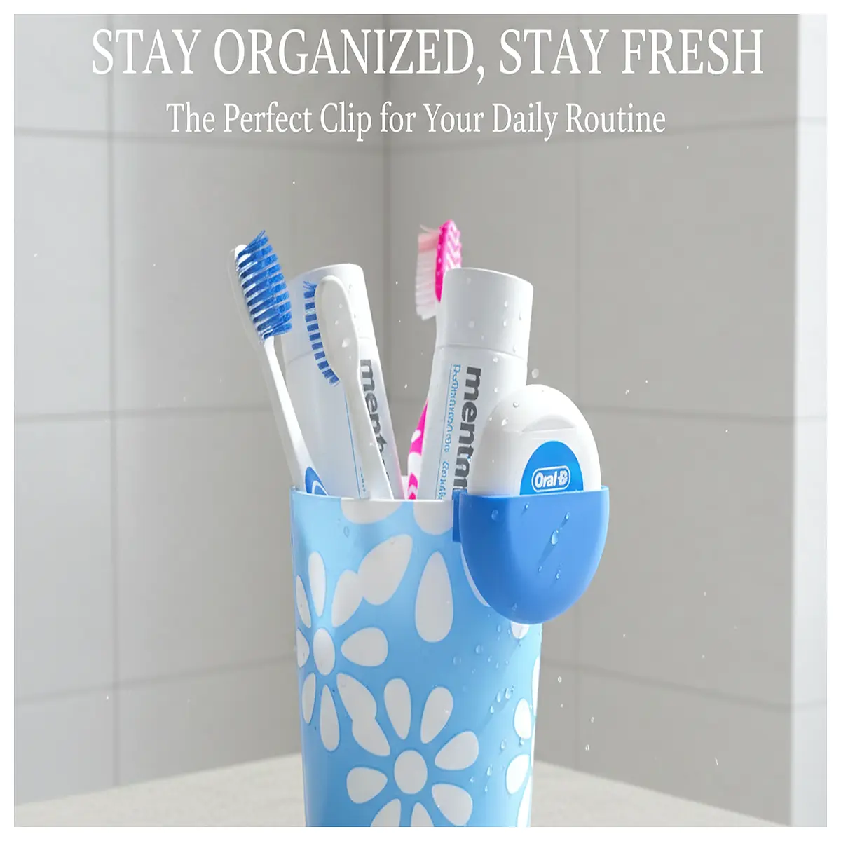 Dental Floss Pick Floss Tool Floss Aid Flossing Assistant Teeth Cleaning Device Interdental Cleaner Floss Holder Home Oral Care