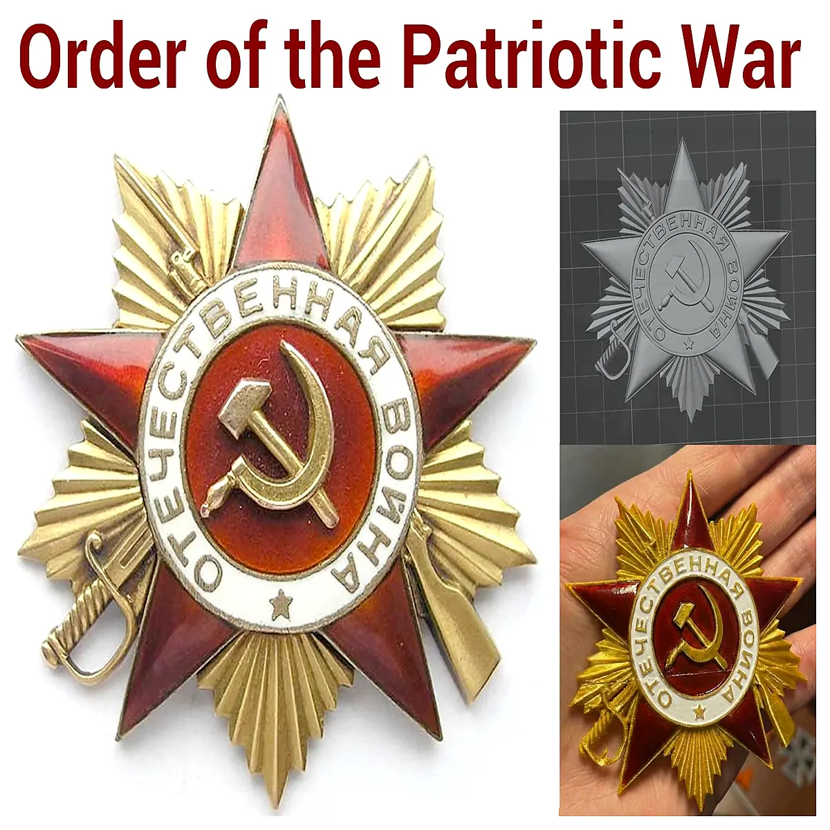 War Medal Soviet Era Commemorative Medallion Historical Artifact Military Collectible Award