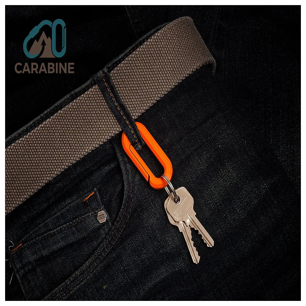 Minimalist EDC Locking Carabiner Multi Function Clip Outdoor Gear Accessory Keychains Hanging Hook Locking Carabiner Parts Fast Clip