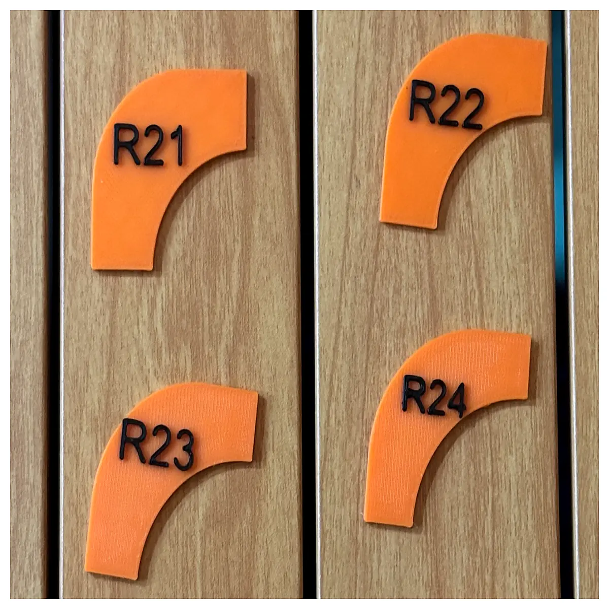 digital radius gauge set r21 r25 fillet radius tool for machining metal woodworking cnc precision measurement instrument
