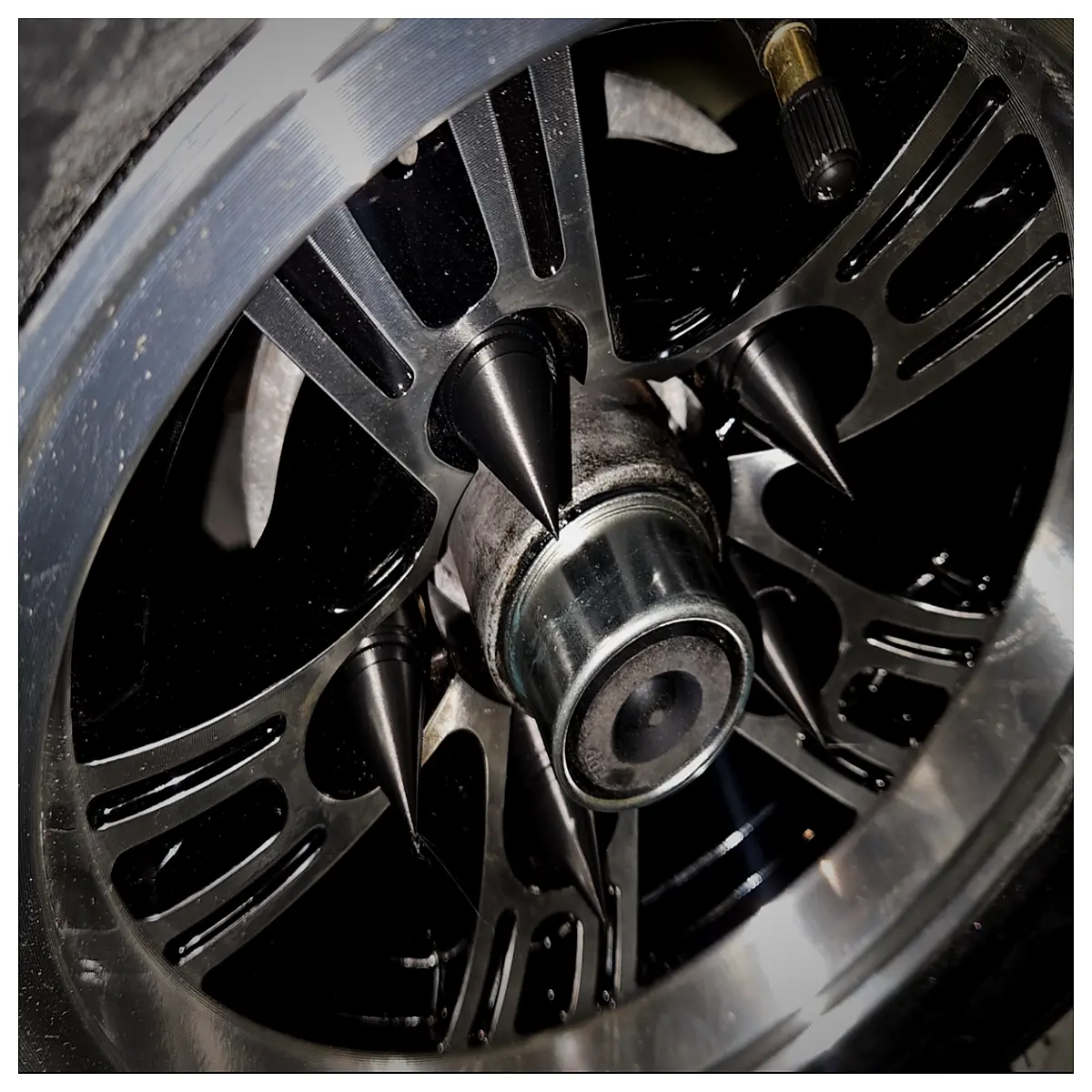 spiked wheel lug nut covers truck caps anti theft hubcap accessories