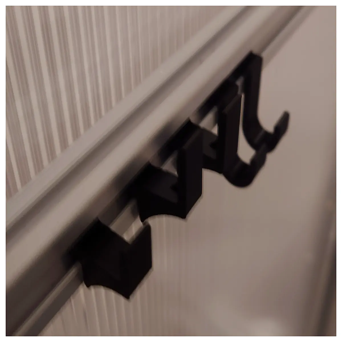 duty aluminum profile rear mounting hooks for shelving and rack organization