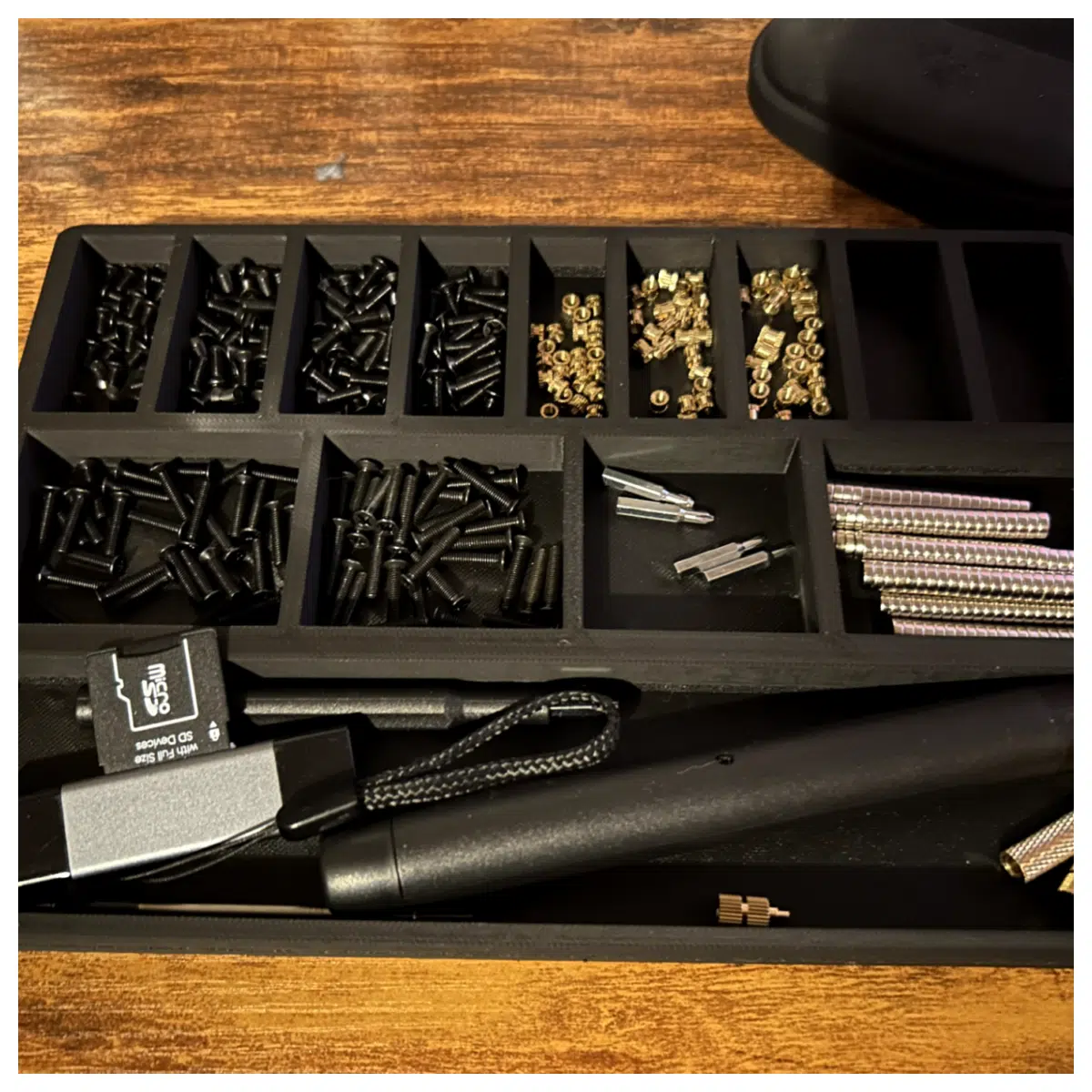 desk organizer with compartments for office supplies pen holder and storage box