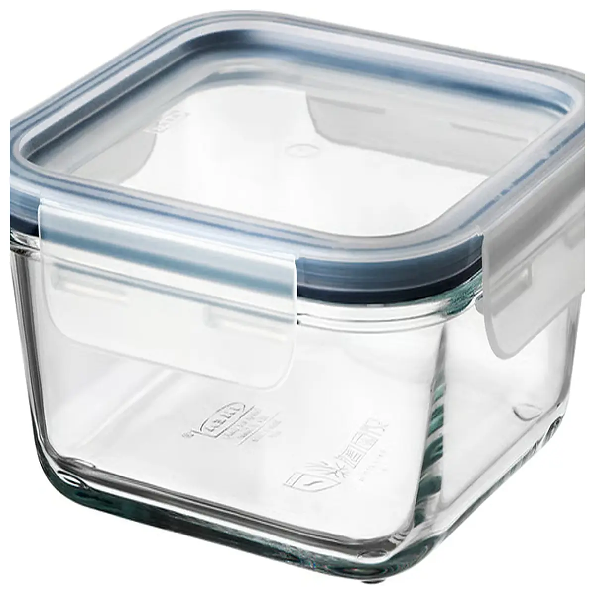 square glass food storage containers with lids 600ml plastic leakproof meal prep bento boxes airtight fridge organization