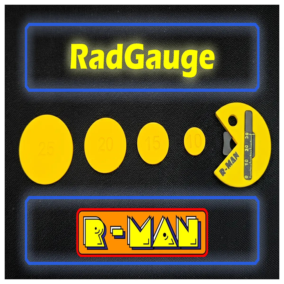 R MAN Radius r Measurement Tool Architectural Design Plans Measurement Equipment Parts Ruler