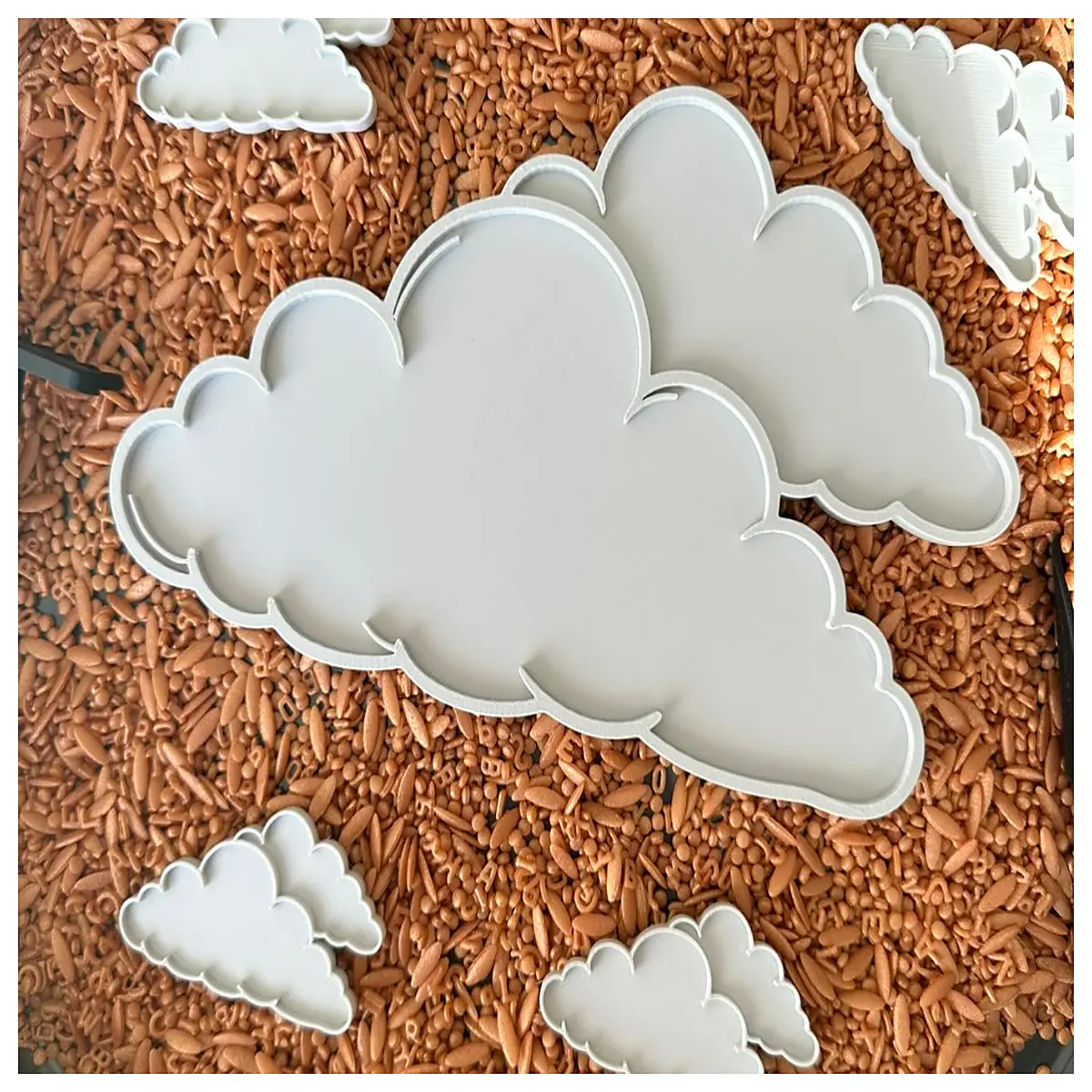 Sensory Tray Cloud Tactile Toy Child Sensory Play Developmental Toys Sensory Exploration Gift Idea