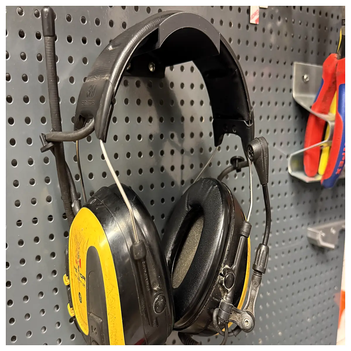 earmuff clip organizer for hearing protection safety gear storage hook