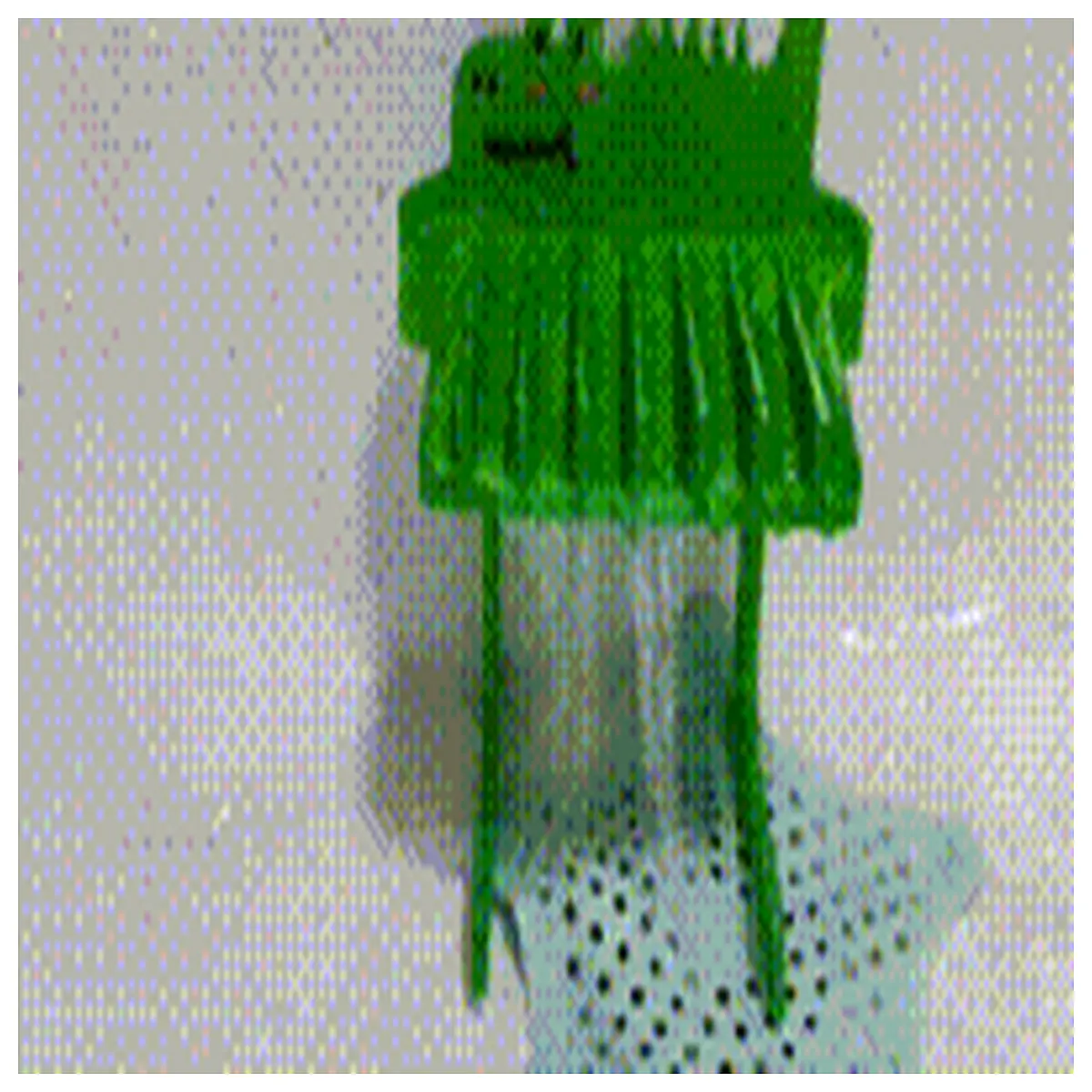 Green Draining Soap Dish Elevated Single Print Support Print Soap Holder Bathroom Organizer