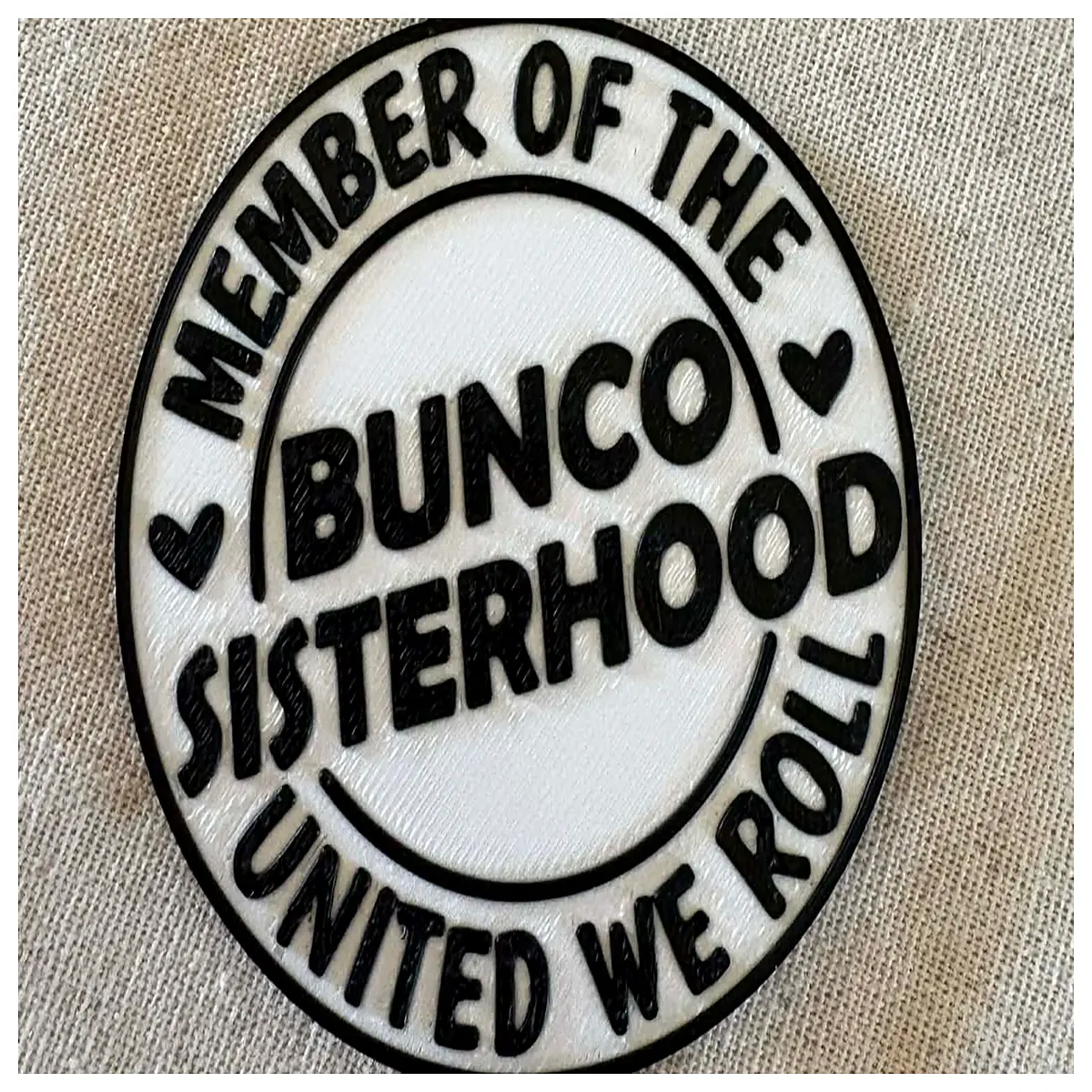 Bunco Sisterhood Keychain Fun Girl s Club Commemorative Item Keychain Charm Bridesmaid Gift Sisterhood Decoration Party Small Gift