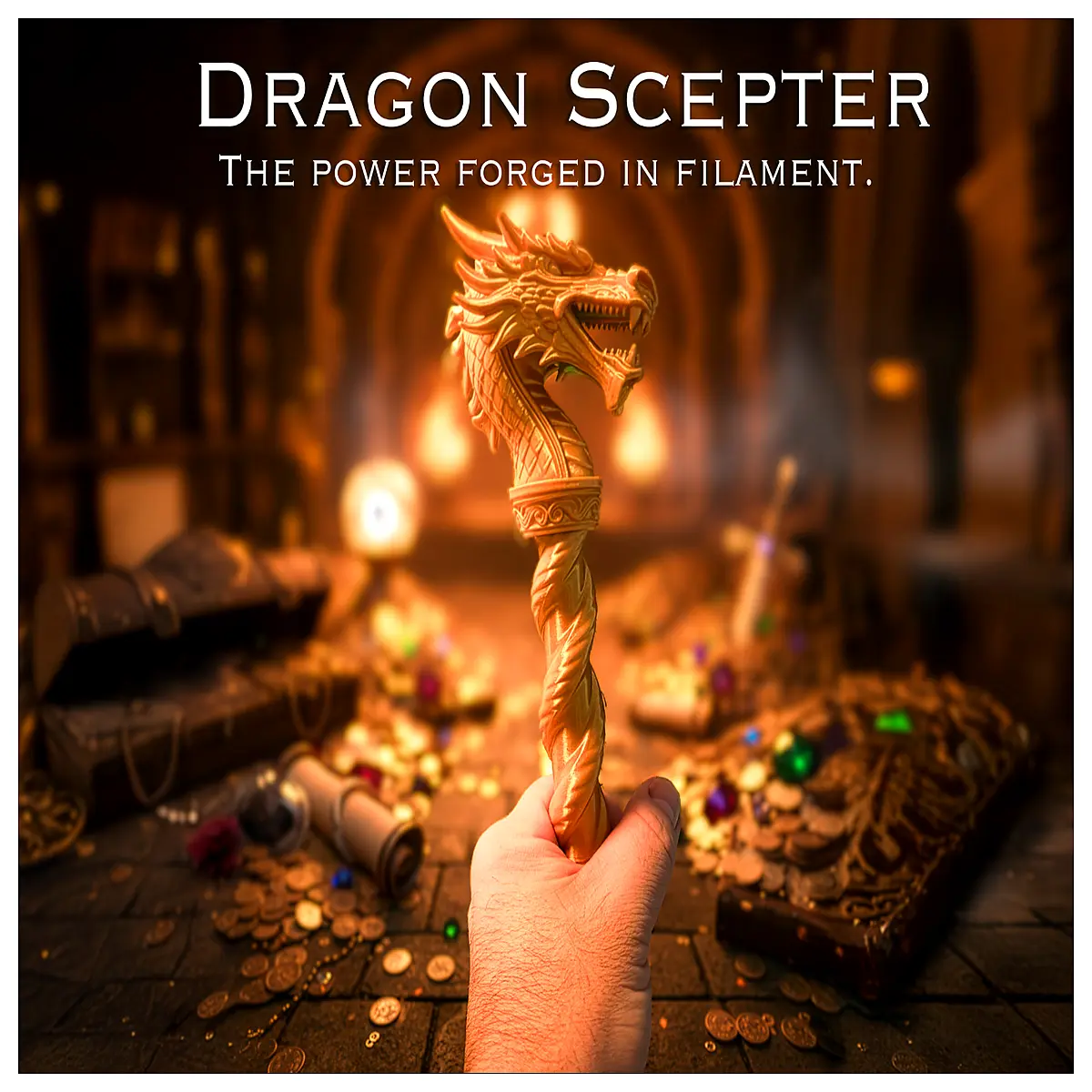 Dragon Wand Dragon Artifact Fantasy Gear Roleplay Prop Game Accessory Collectible Gift Dragon Wand