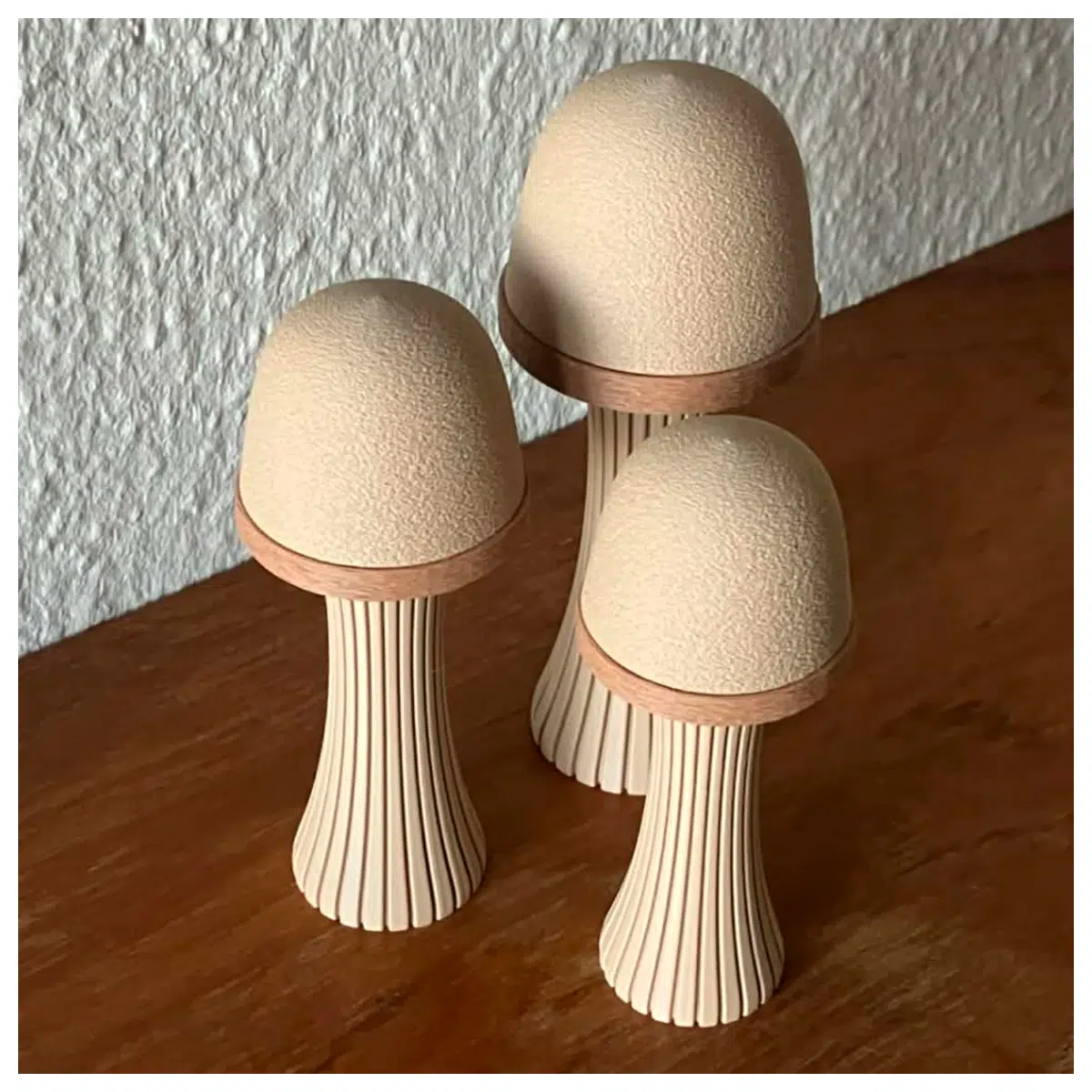 Minimalist Mushroom Decoration 3D Printed Home Decor Creative Wall Art Indoor Decorative Accessories Display Pieces