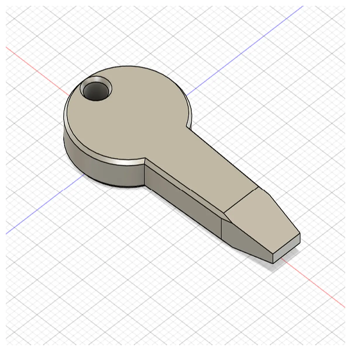 Flat Head Key Lock Picking Tool Emergency Backup Key Accessory Repair Parts Lock Hardware Components