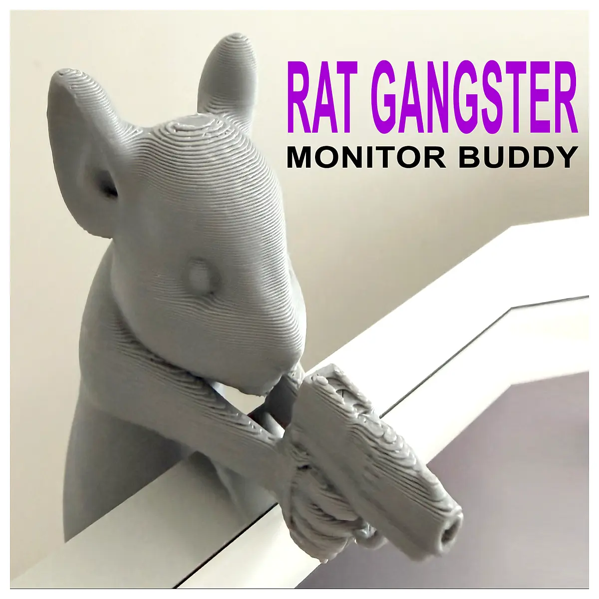 gang monitor buddy desk setup aesthetic gaming pc sidekick usb powered screen accessory