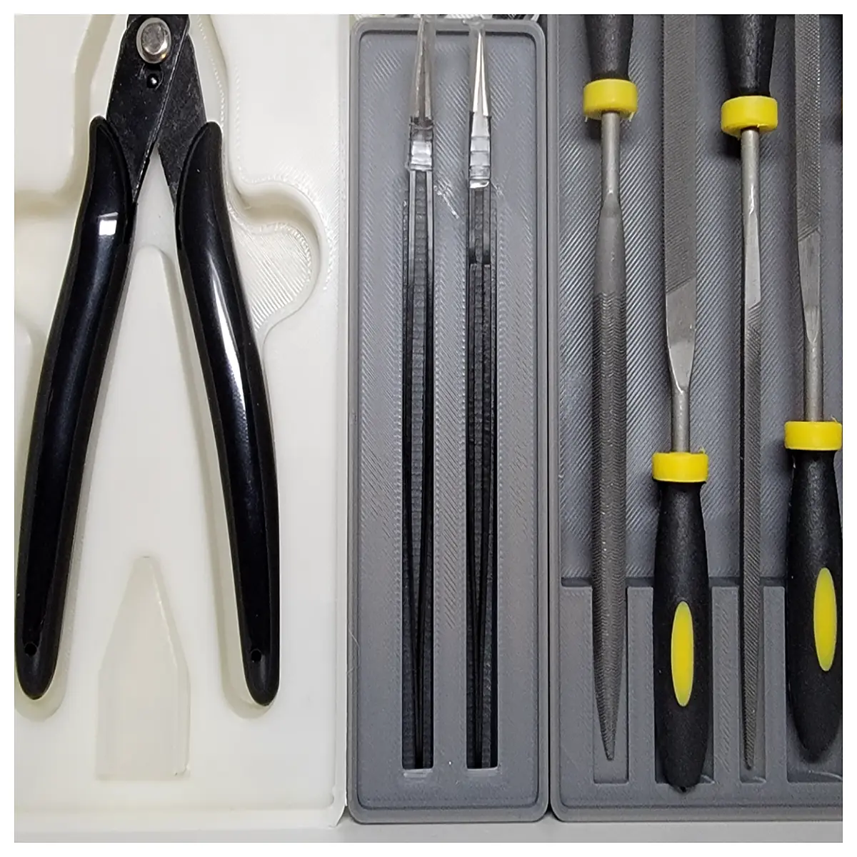 Gridfinity Storage Box 2 Pliers Organization Tool Mini Organizer DIY Electronics Parts Component Storage Solutions