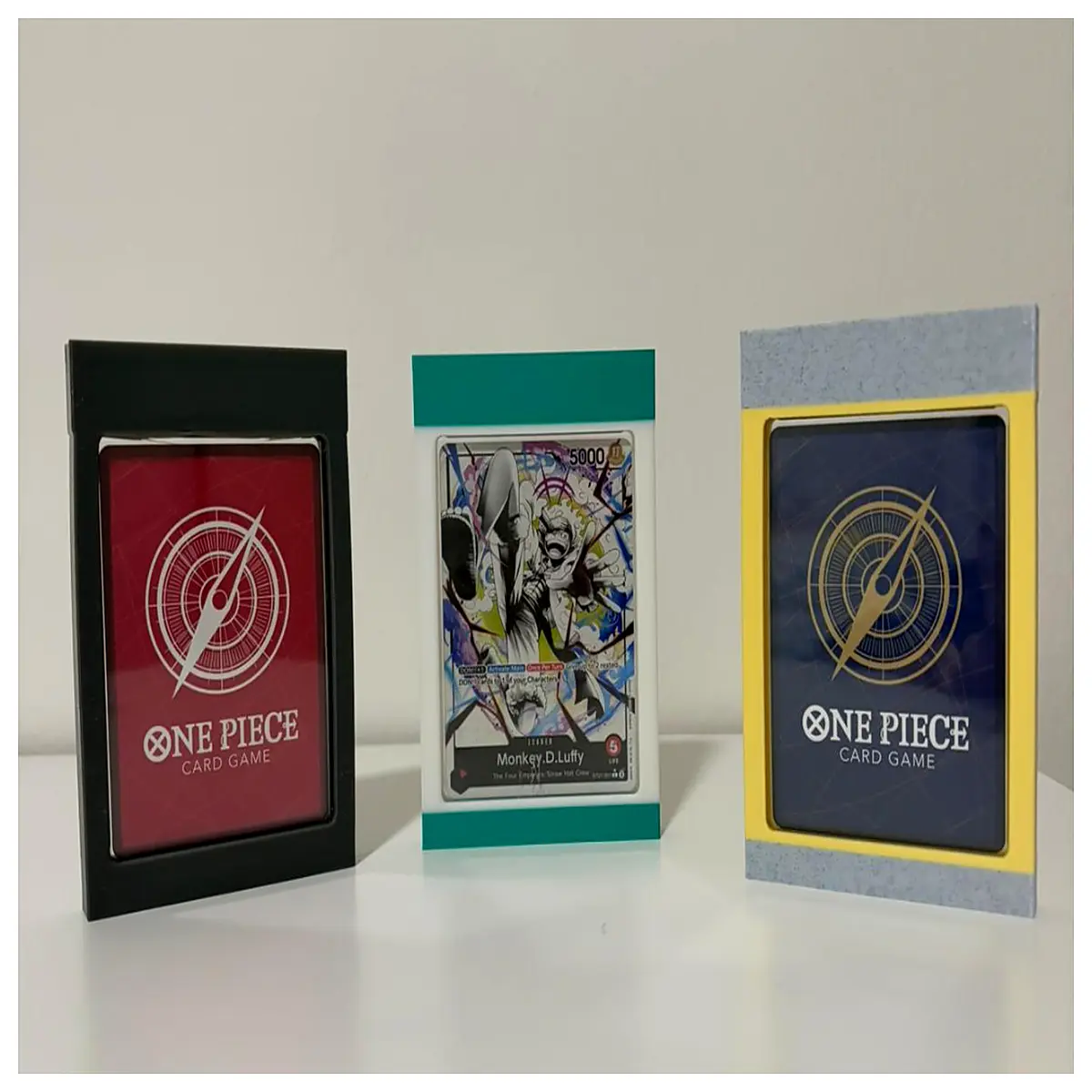 tcg card acrylic holder for collectible trading cards organizer desk storage