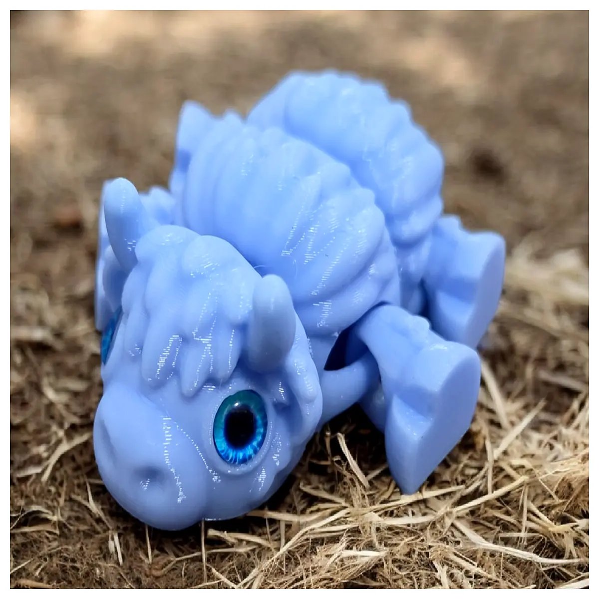 Highland Cattle 6mm Glass Eye Movable Joint Model Toy Accessory Animal Figure Pet Model Character Figure