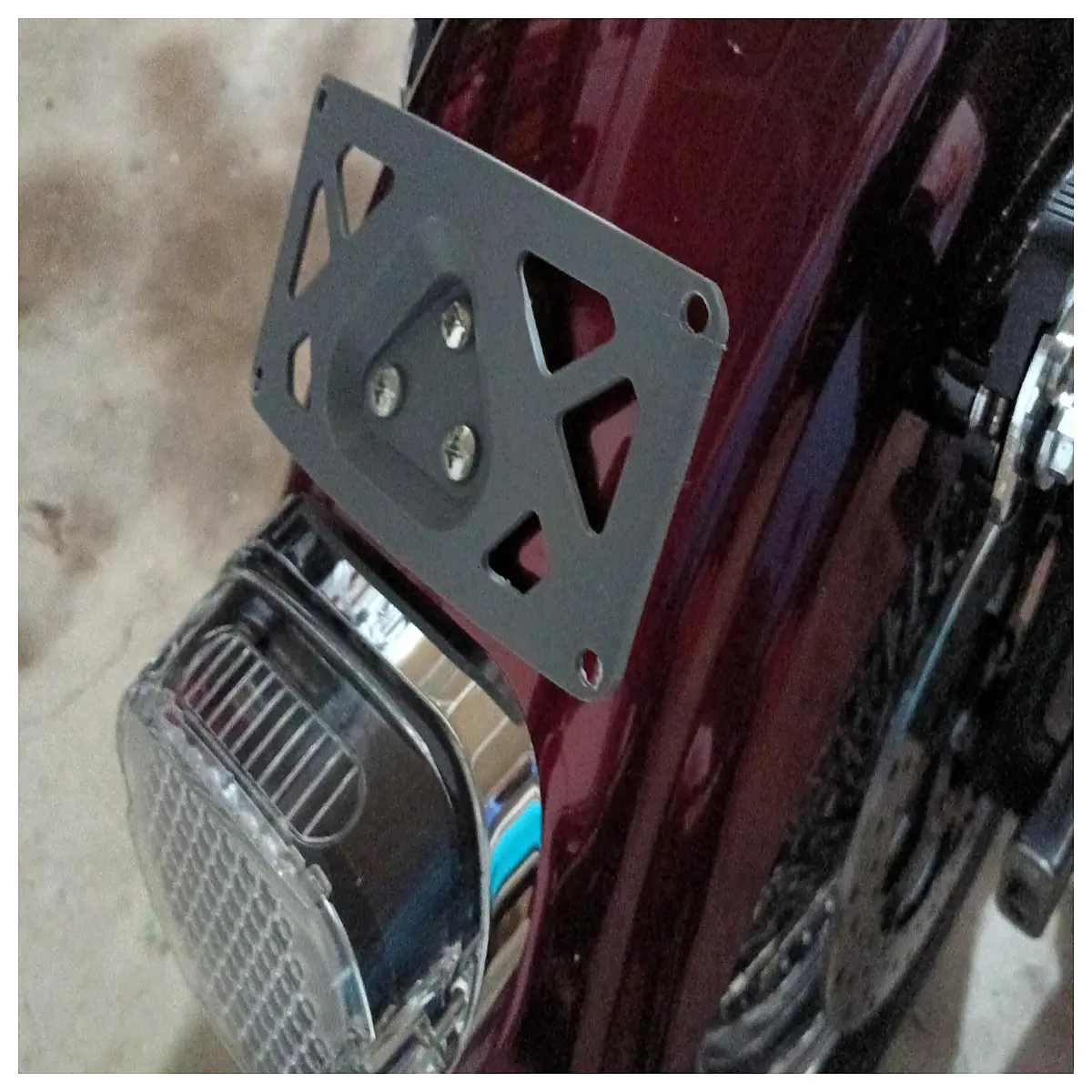 Motorcycle Forward Control Mount Installation Support Motorcycle Accessories Vehicle Decoration License Plate Mount Parts