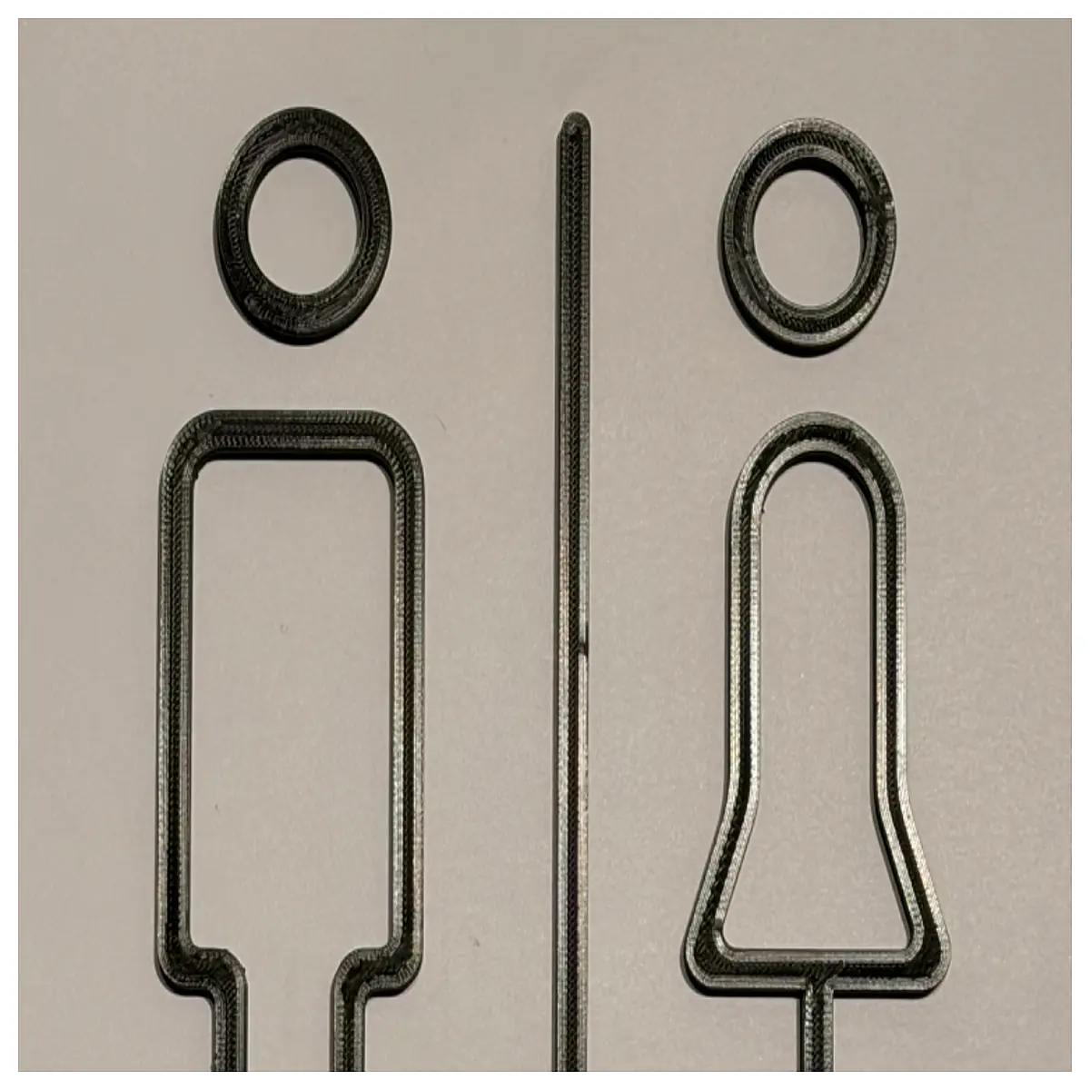 restroom signs for business office building lobby wall mounted ada compliant bathroom door placards