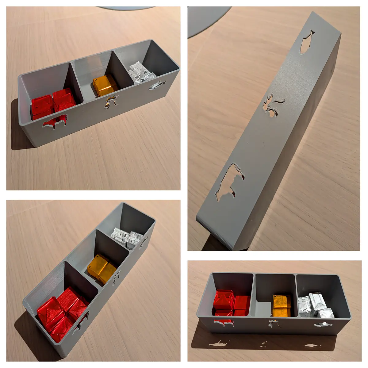 Stockpot Cube Storage Container Tray Food Storage Organizer Kitchen Shelving Multi Compartment Soup Cube Tray