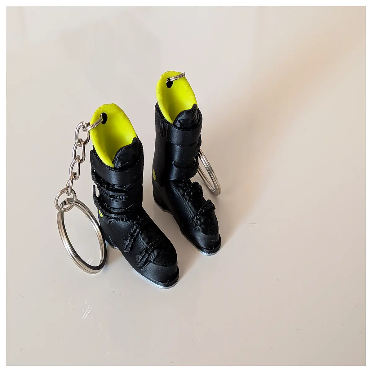 Ski Boot Keychain Snowboard Accessory Ski Gear Decoration for Skiing Snowboarding Boot Accessories