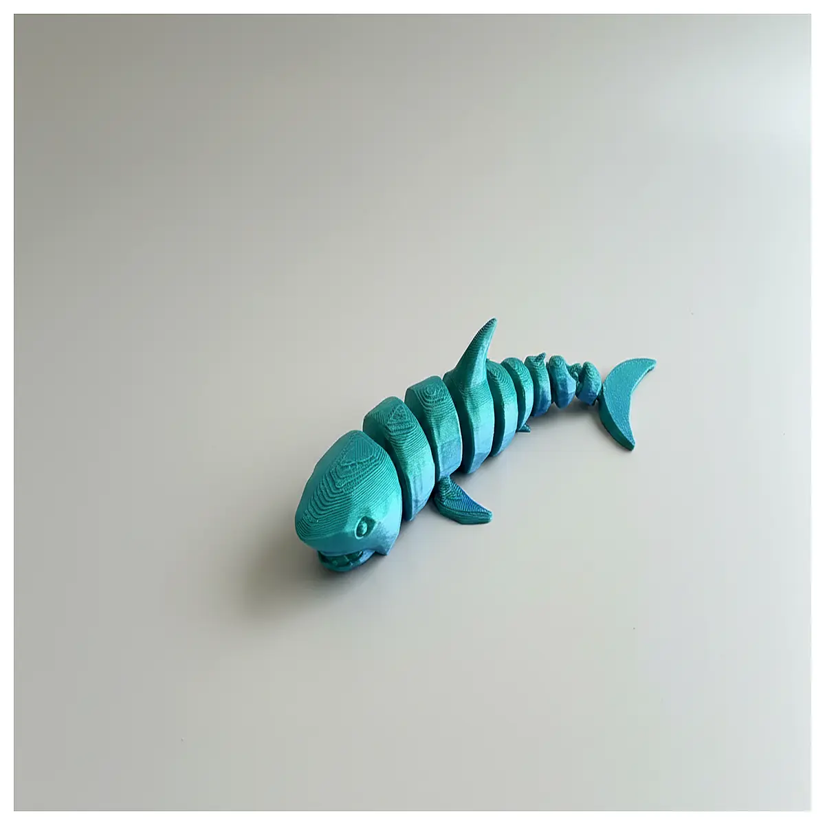 Shark Squeak Toy Stress Relief Kids Puzzle Teether Chewing Toy Shark Shape
