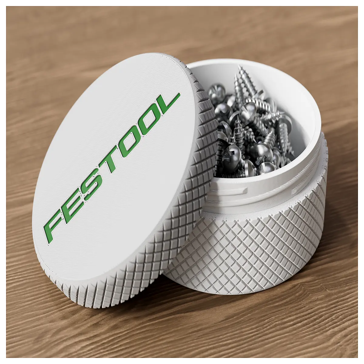 festool container extraction vacuum compatible storage bin organizer for workshop tools
