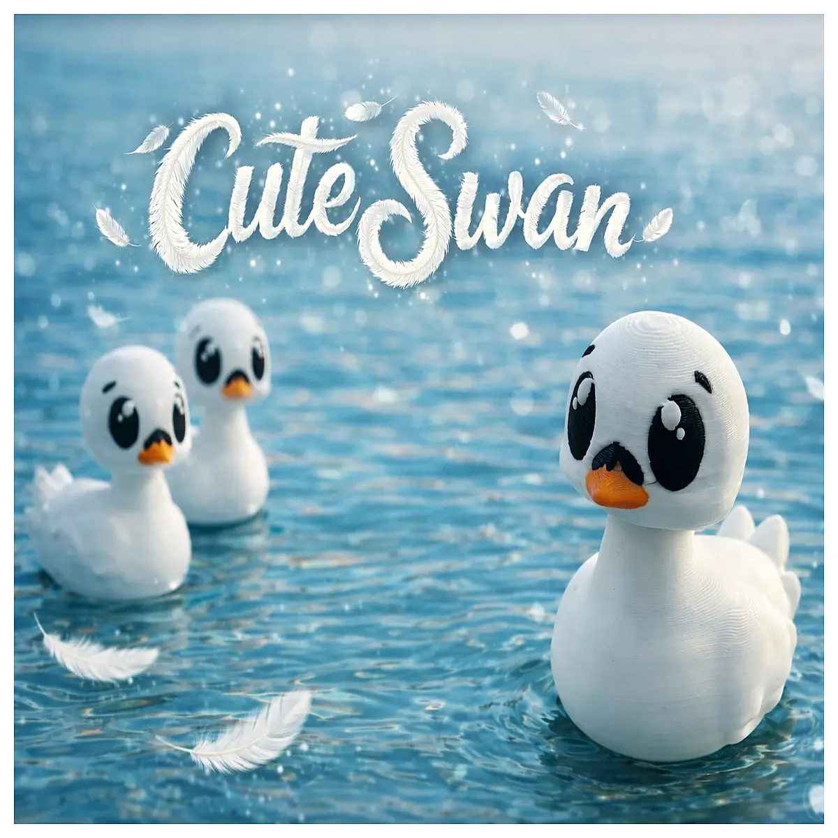 Adorable Little Swan Toy Child Educational Toy Baby Playtime Early Learning Parent Child Interaction Safe Non Gift