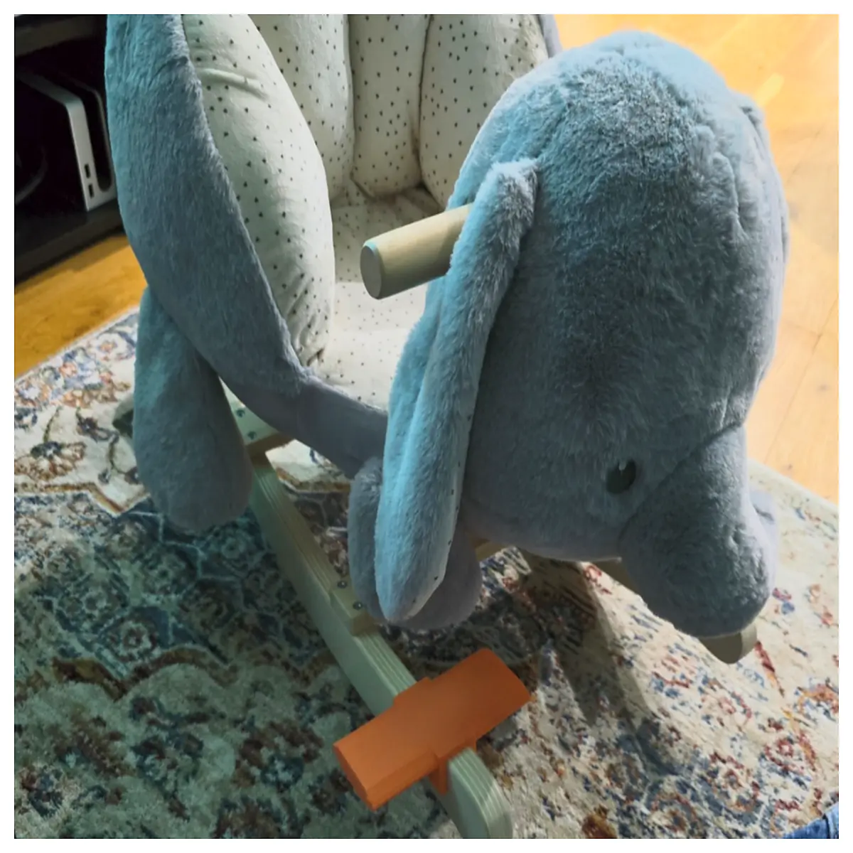Mamas Papas Swaying Animal Footrest Baby Bouncer Rocker Sensory Toy Infant Development Postpartum Swaying