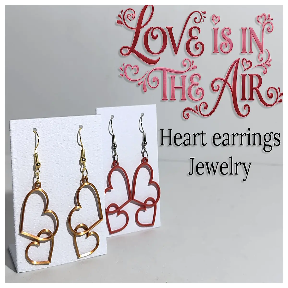 Shaped Earrings Women s Romantic Jewelry Pendant Necklace Love Gift Elegant Stud Earrings Romantic Accessories