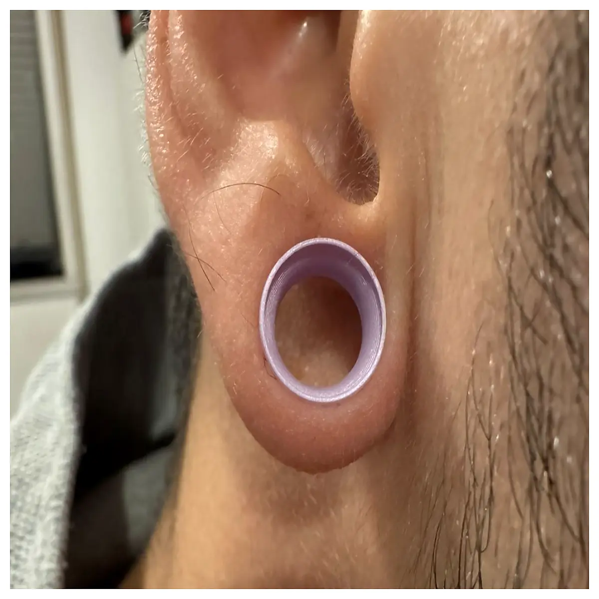 stretching ear plugs for lobe expansion gauge tool set
