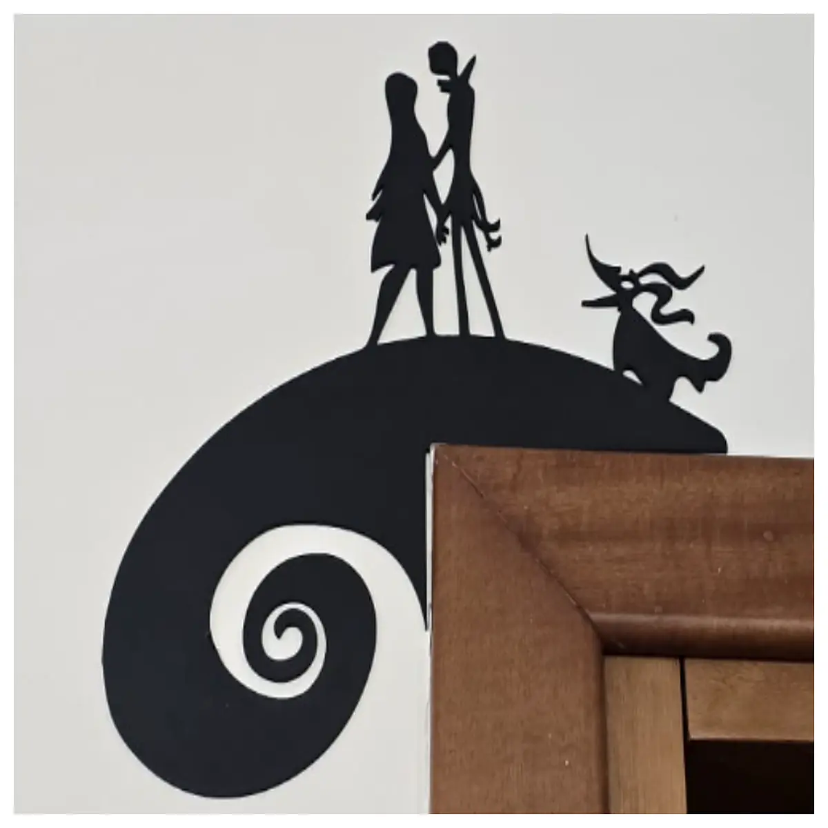 A Nightmare Before Christmas Doorway Decor Festive Decoration Christmas Decoration Scene Props Halloween Decoration Outdoor Decor
