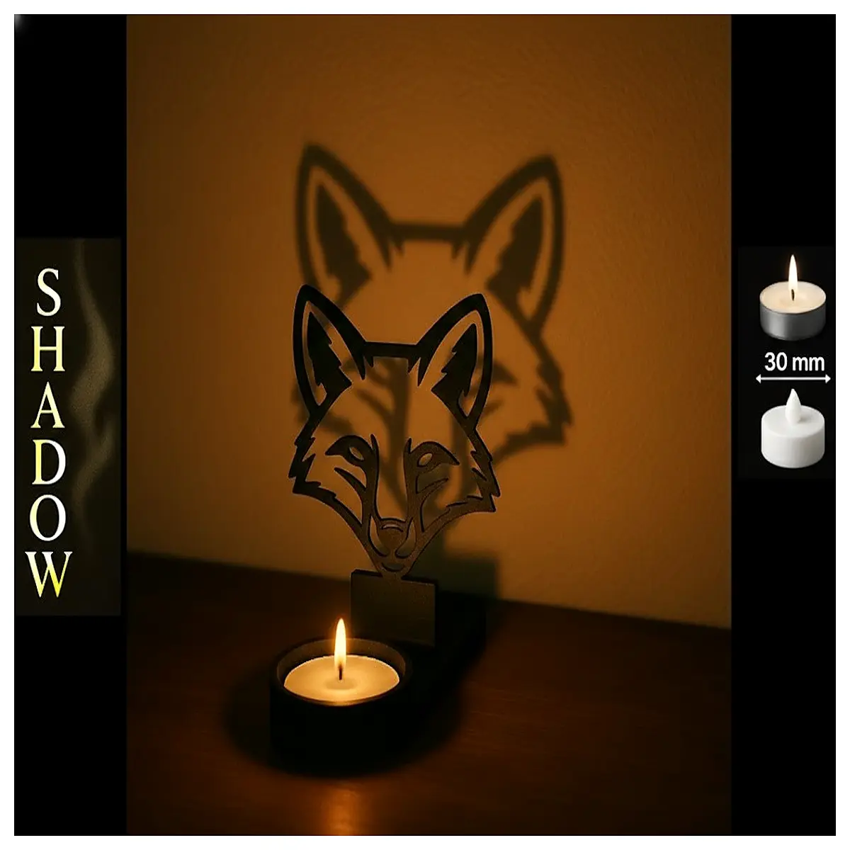 white fox statue garden decor translucent resin animal sculpture for home shelf modern abstract art piece passing through white fox figurine
