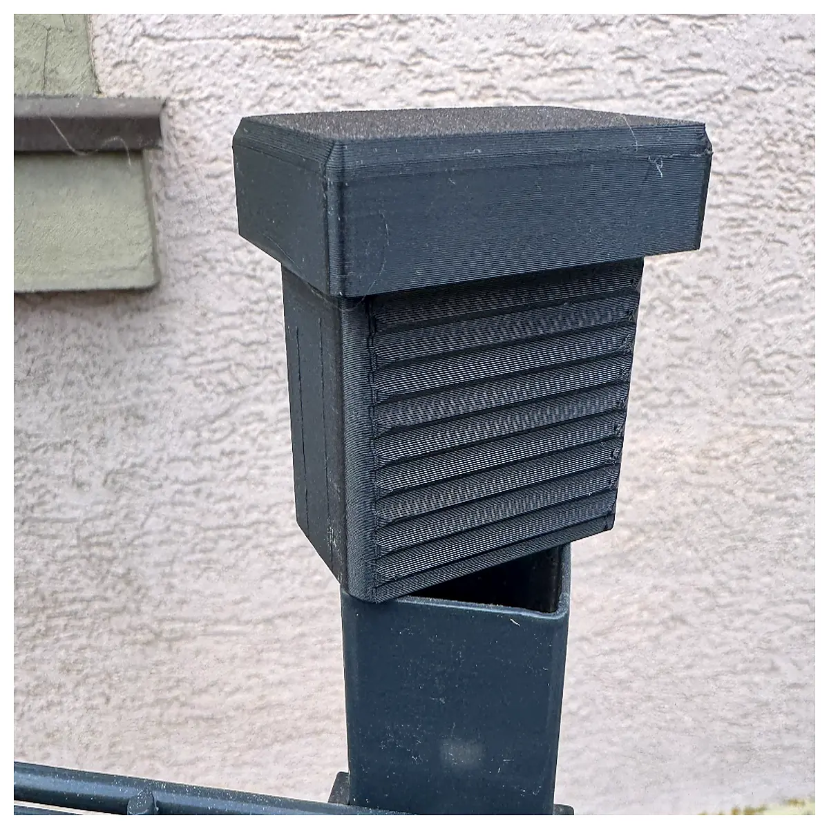 60x40mm Fence Post Cap Railing Accessory Fence Cover Post Protection Outdoor Decoration Railing Parts
