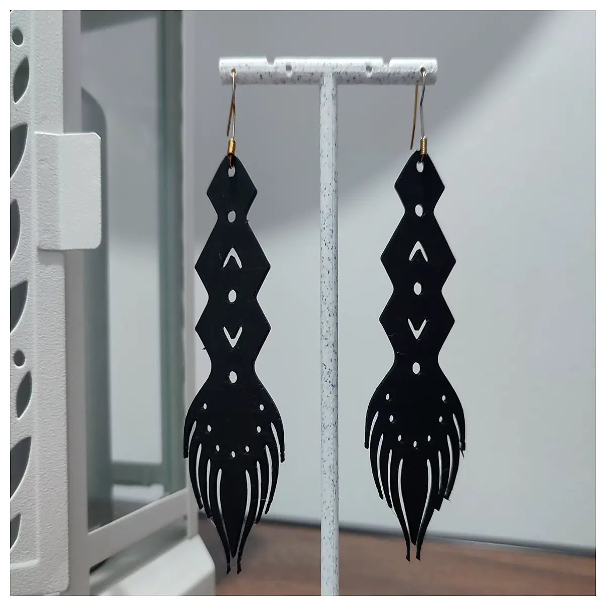 glow in the dark jellyfish earrings for party night out raver festival rave accessories