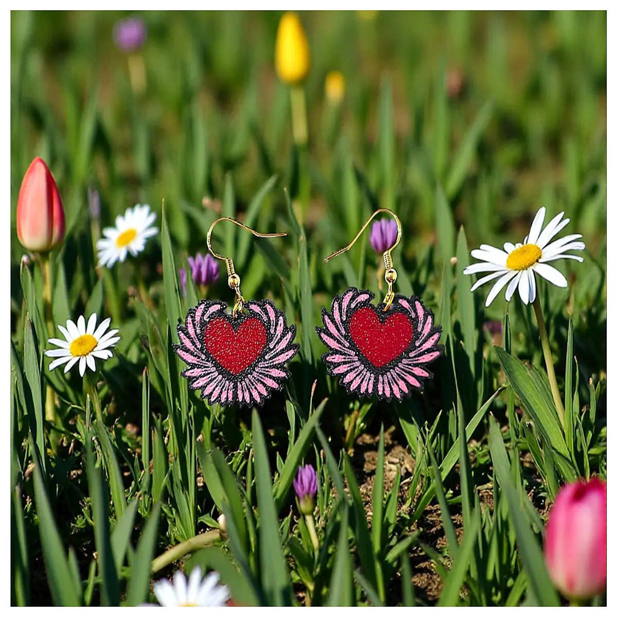 Wing Earrings Romantic Love Accessories Cute Girl Gift Wing Jewelry Dangle Earrings Women s Ear Studs