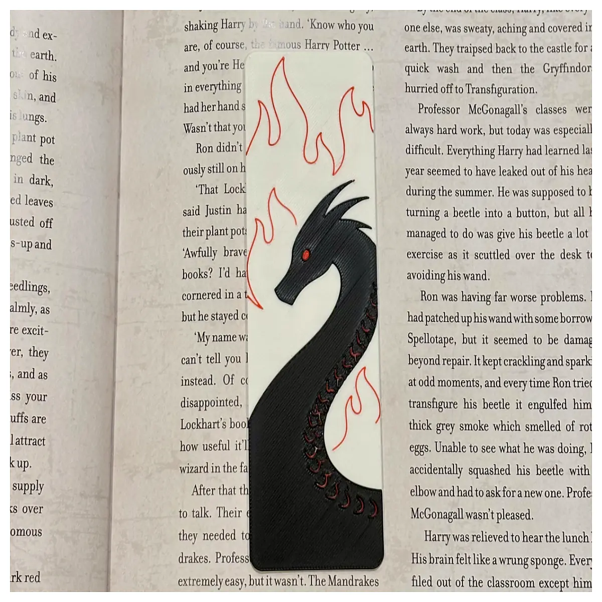 Ashes Dragon Bookmark Flame Dragon Design Dragon Memorial Gift Collection Gift Roleplay Anime Merchandise Ashes Dragon Charm Dragon Accessory