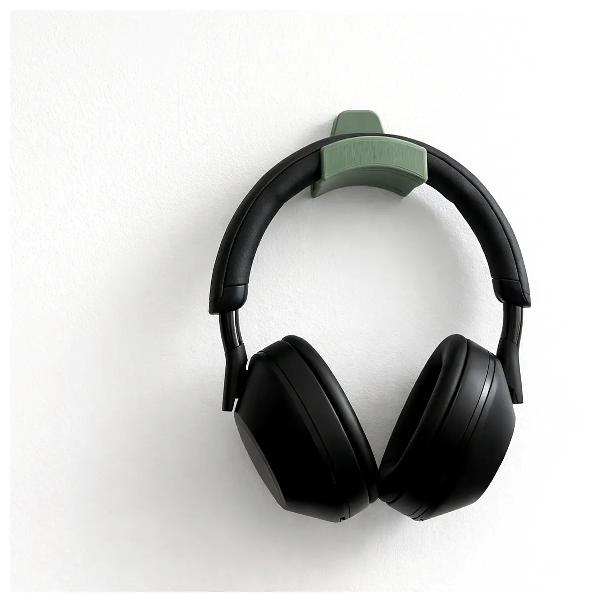 Headphone Wall Mount Holder Hidden Screw Design Desk Stand Audio Monitor Support Protective Bracket Drilled Wall