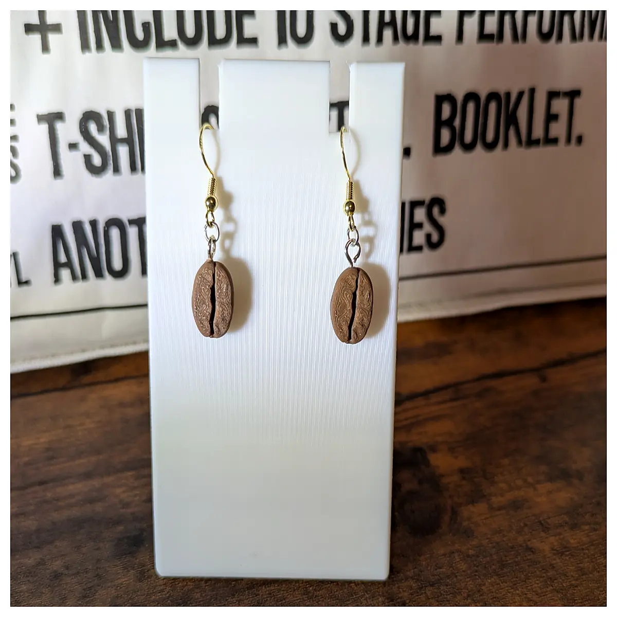Coffee Bean Earrings Women s Creative Coffee Bean Earring Coffee Theme Jewelry Coffee Lover Gift Coffee Bean Shaped Earring